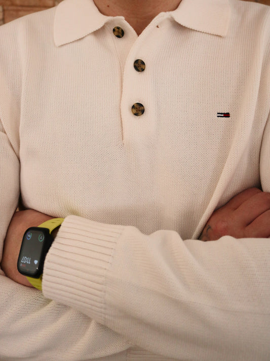 Slim Essential Sweater - Long Sleeved top - cream