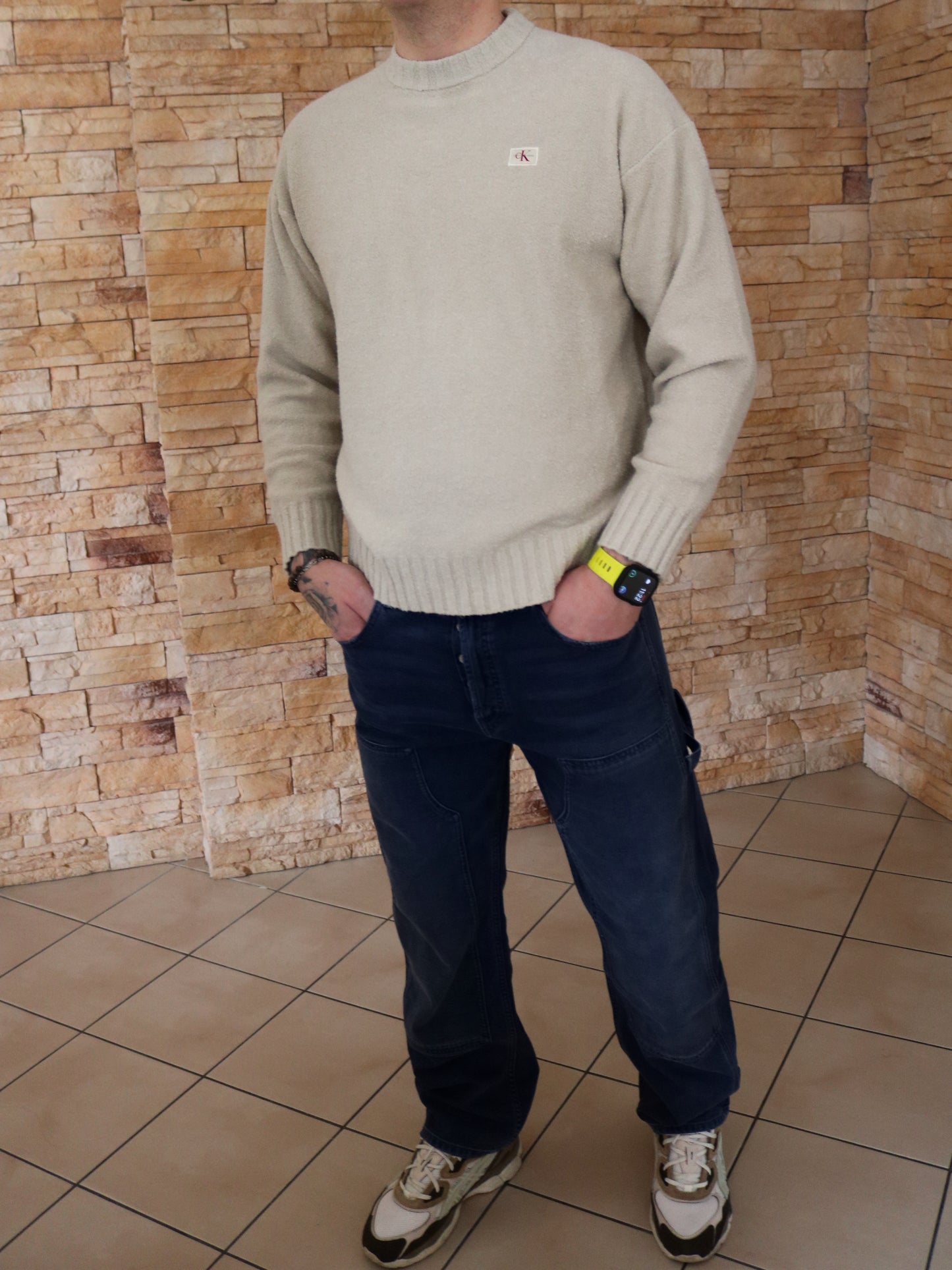 Maglione Boucle Boxy