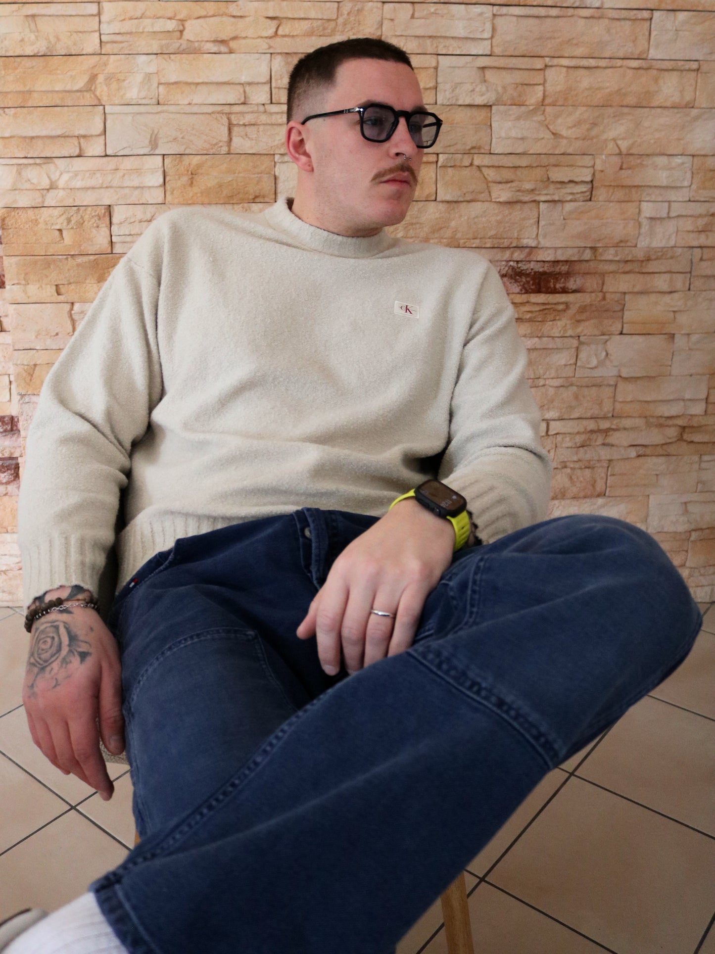 Maglione Boucle Boxy