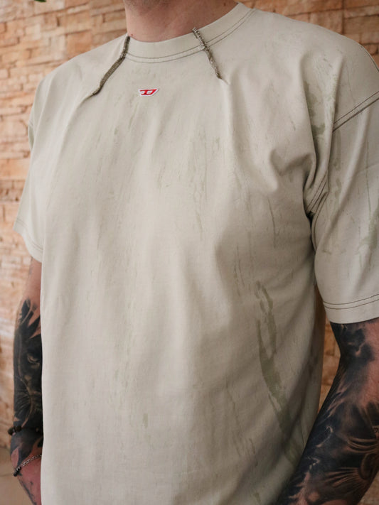 DIESEL - T-Shirt 0wgas Green