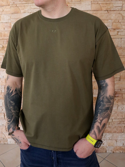 DIESEL - T-shirt green man