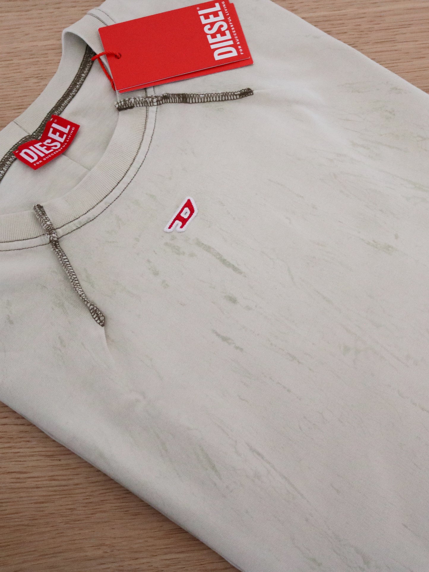 DIESEL - T-Shirt 0wgas Green