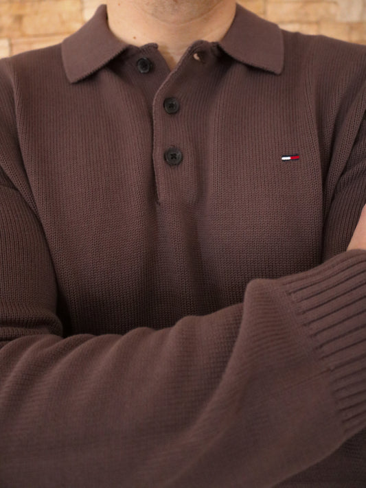 Slim Essential Sweater - Long Sleeved top - brown