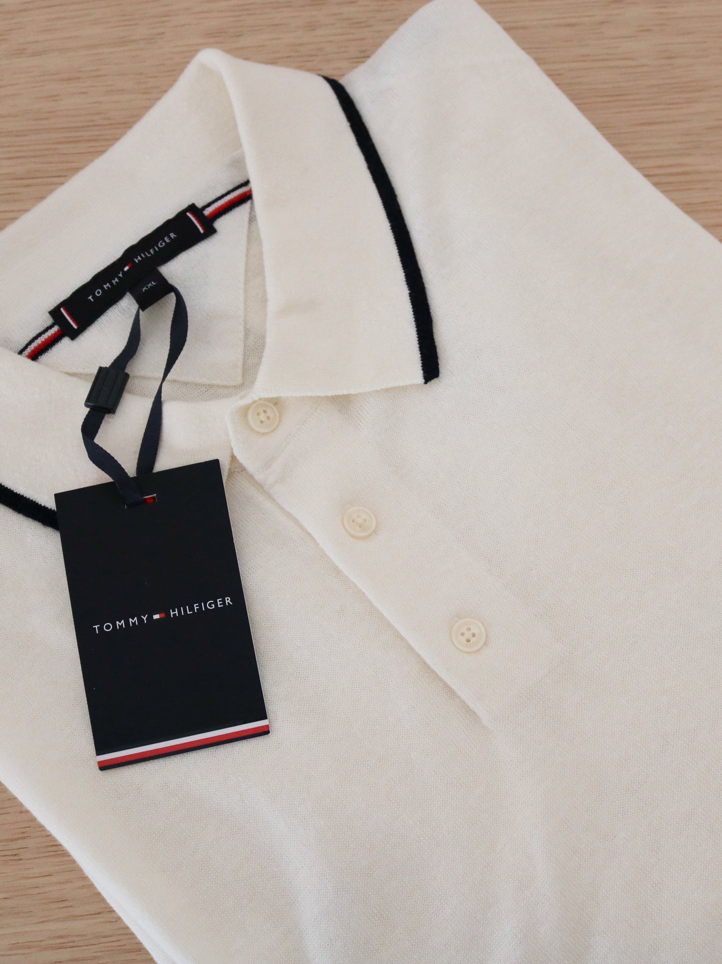 TOMMY HILFIGER - Polo Cream
