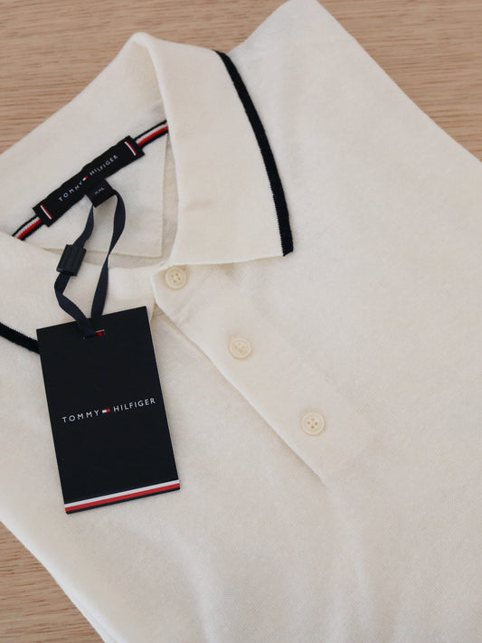 TOMMY HILFIGER - Polo Cream