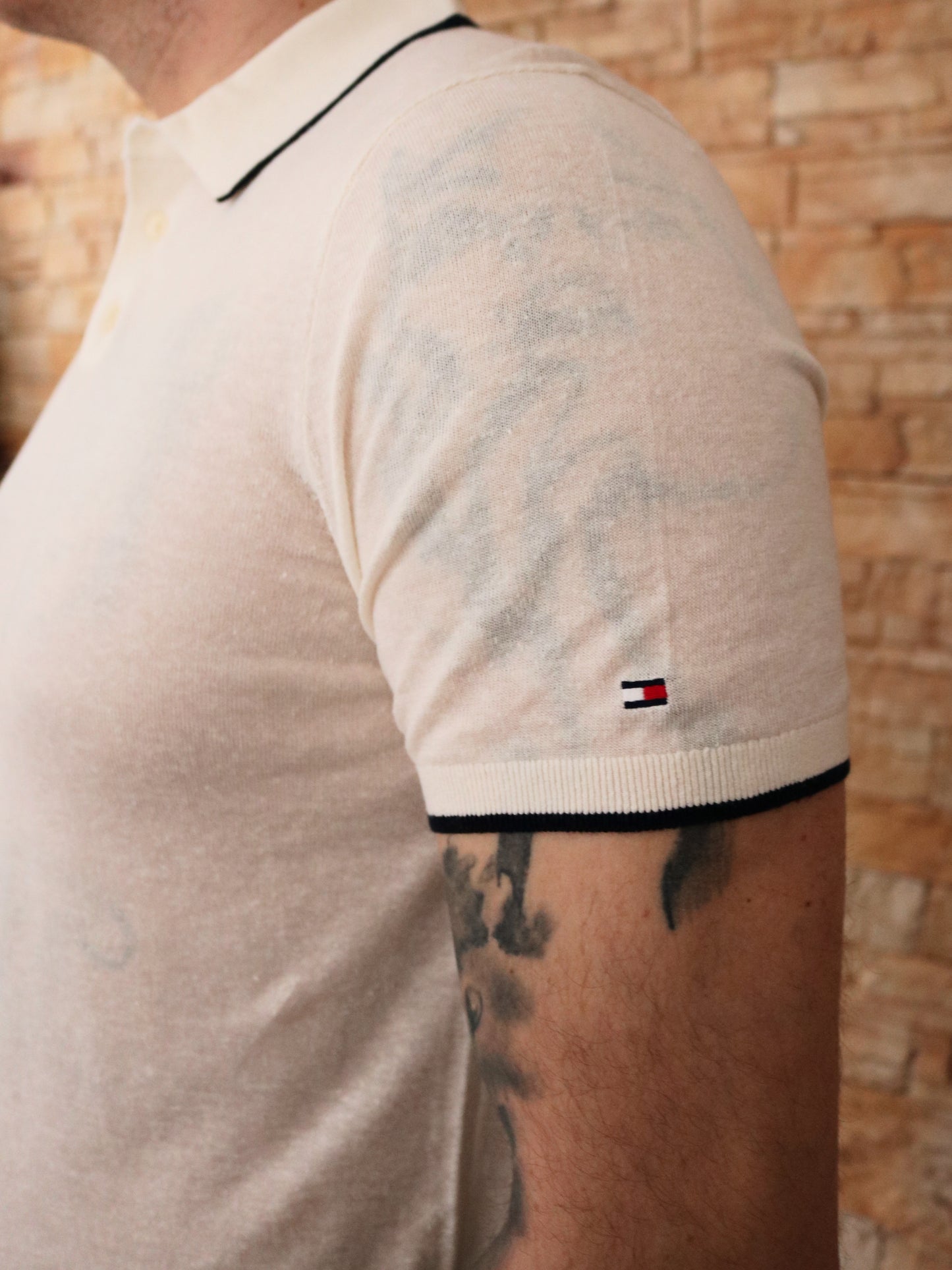 TOMMY HILFIGER - Polo Cream