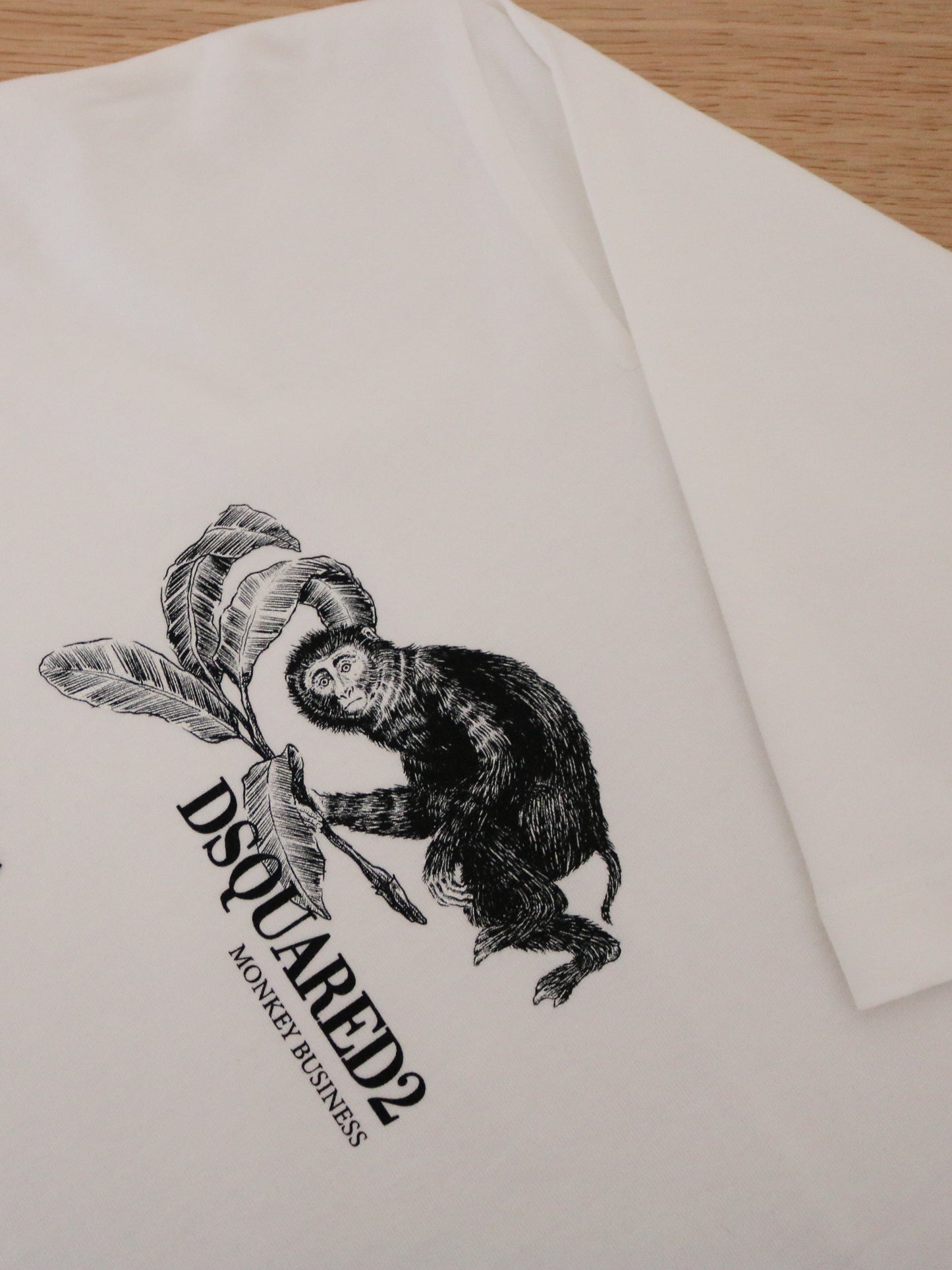 DSQUARED - T-shirt Monkey Business White